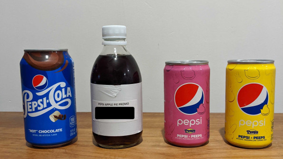 Pepsi com sabores excentricos