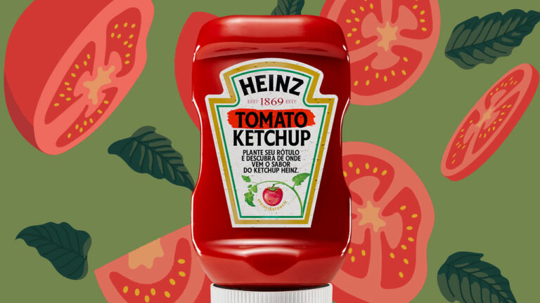 Heinz lança Ketchup com rótulo plantável