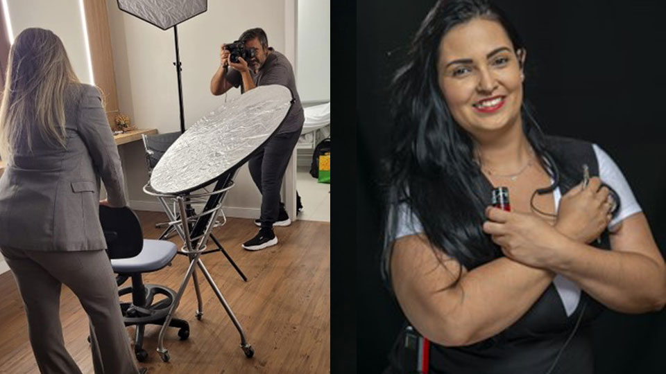 Ensaio fotografico ação de Dia Internacional da Mulher